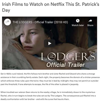 Irish Films to Watch on Netflix This St. Patrick’s Day